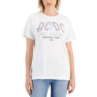 Juniors' ACDC Cotton Short-Sleeve T-Shirt