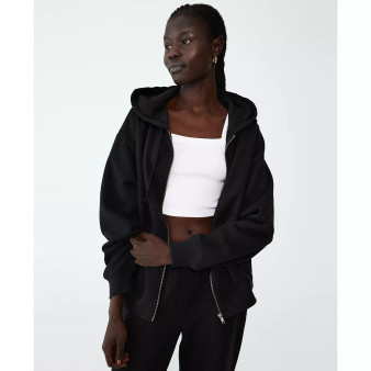 Women's Classic Zip-Through Hoodie Top