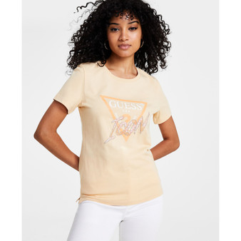 Women's Eco Rhinestone Icon Cotton Short-Sleeve T-Shirt
