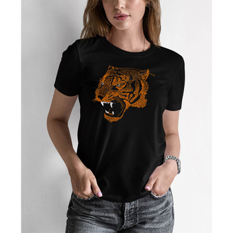 Women's Word Art Beast Mode T-Shirt