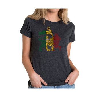 Women's Premium Word Art T-Shirt , One Love