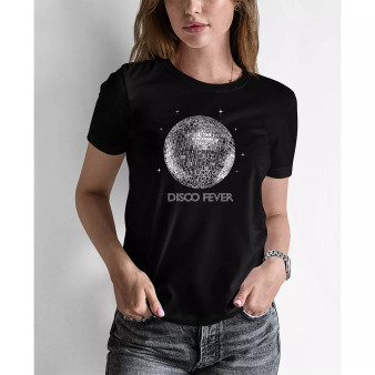 Women's Word Art Disco Ball T-Shirt