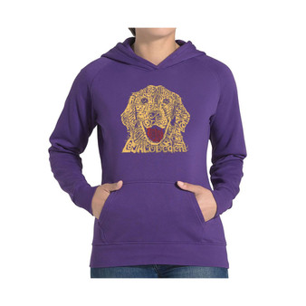 Women's Word Art Hooded Sweatshirt -Dog