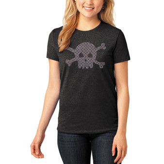 Women's Premium Blend Word Art XOXO Skull T-shirt