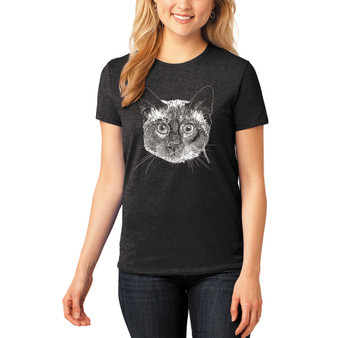Women's Premium Blend Word Art Siamese Cat T-shirt