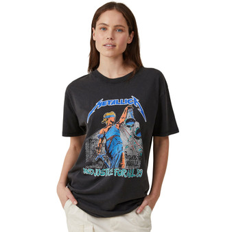 Women's Boyfriend Fit Metallica T-shirt
