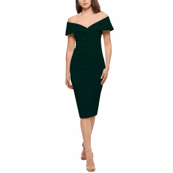 Off-the-Shoulder Sheath Dress