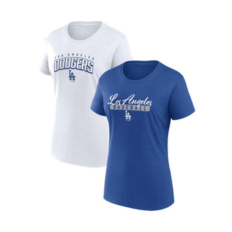 Women's Branded Royal, White Los Angeles Dodgers Fan T-shirt Combo Set