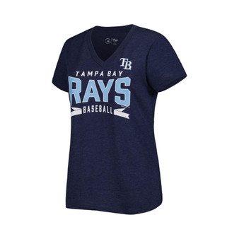 Women's Navy Tampa Bay Rays Dream Team V-Neck T-shirt