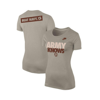 Women's Light Brown Army Black Knights Rivalry Army Knows T-shirt