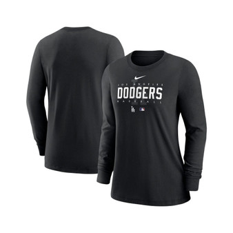 Women's Black Los Angeles Dodgers Authentic Collection Legend Performance Long Sleeve T-shirt