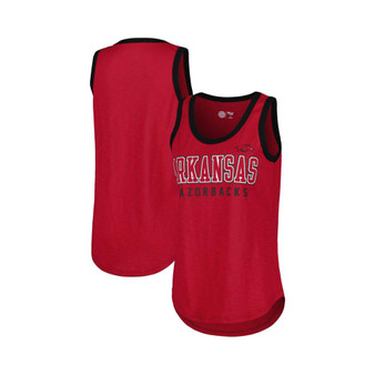 Women's Cardinal Arkansas Razorbacks Clubhouse Slub Tank Top