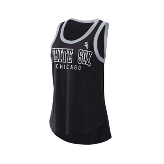 Women's Black Chicago White Sox Clubhouse Tank Top