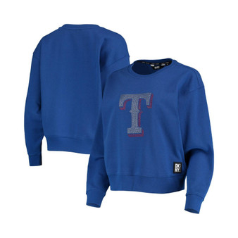 Women's Royal Texas Rangers Carrie Pullover Sweatshirt