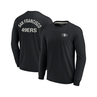 Men's and Women's Black San Francisco 49ers Super Soft Long Sleeve T-shirt