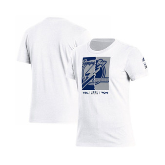 Women's White Tampa Bay Lightning Reverse Retro 2.0 Playmaker T-shirt