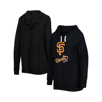 Women's Black San Francisco Giants Pre-Game Raglan Pullover Hoodie