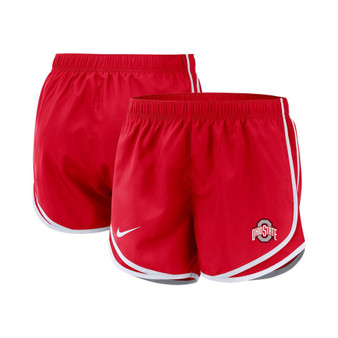 Women's Scarlet Ohio State Buckeyes Team Tempo Performance Shorts