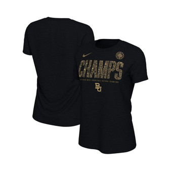 Women's Black Baylor Bears 2021 NCAA Men's Basketball National Champions Locker Room T-Shirt