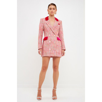 Women's Tweed Blazer Dress
