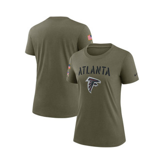 Women's Olive Atlanta Falcons 2022 Salute To Service Legend T-shirt