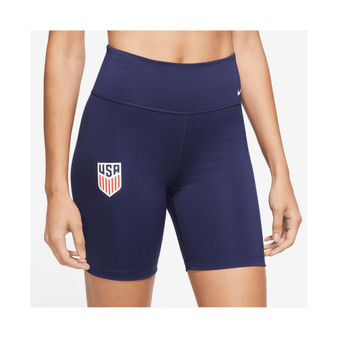 Women's Navy USMNT Performance Biker Shorts