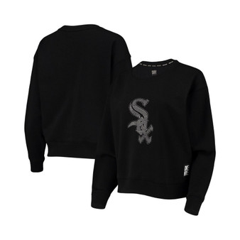 Women's Black Chicago White Sox Carrie Pullover Sweatshirt