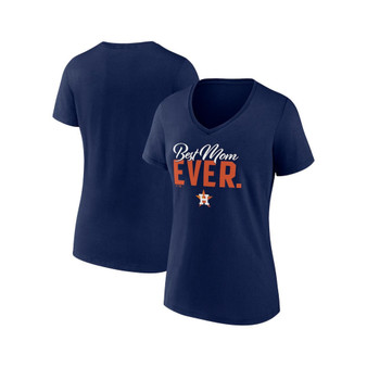 Women's Branded Navy Houston Astros Mother's Day V-Neck T-shirt