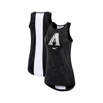 Women's Black Arizona Diamondbacks Right Mix High Neck Tank Top