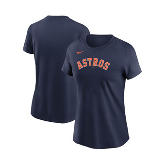 Women's Navy Houston Astros Wordmark T-shirt