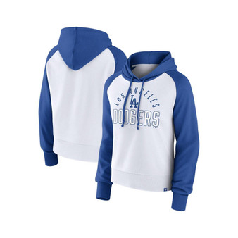 Women's Branded Royal, White Los Angeles Dodgers Pop Fly Pullover Hoodie