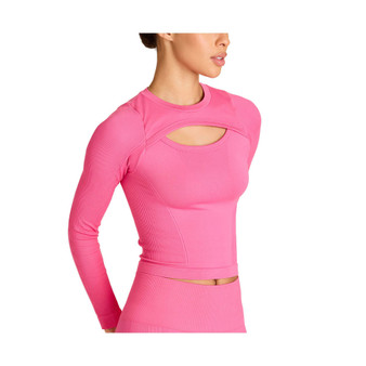 Women's Slash Seamless Long Sleeve Active Top