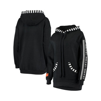 Women's Black Brooklyn Nets Perfectly Oversized Team Pullover Hoodie