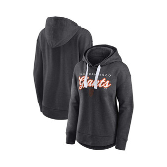 Women's Branded Heathered Charcoal San Francisco Giants Set to Fly Pullover Hoodie