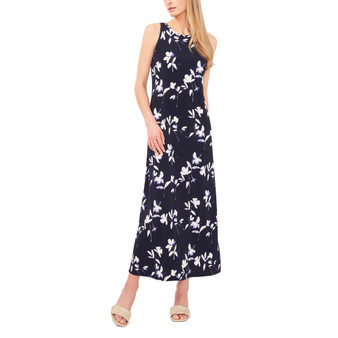 Women's Sleeveless Keyhole Back Maxi Dress