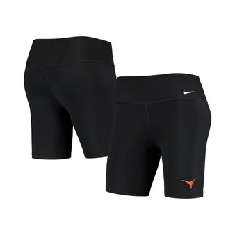 Women's Black Texas Longhorns Biker Performance Shorts