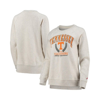 Women's Oatmeal Tennessee Volunteers Academy Raglan Pullover Sweatshirt