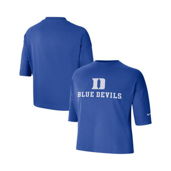Women's Royal Duke Blue Devils Crop Performance T-shirt
