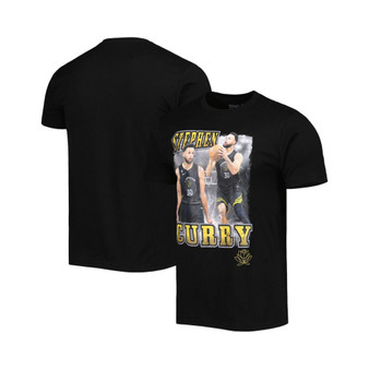 Men's and Women's Stephen Curry Black Golden State Warriors Player City Edition Double Double T-shirt