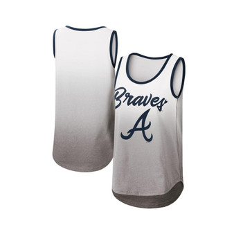 Women's White Atlanta Braves Logo Opening Day Tank Top