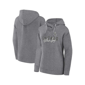 Women's Heather Gray Chicago White Sox Plus Size Pullover Hoodie