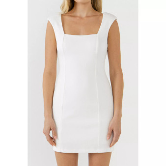 Women's Cap Sleeve Knit Dress