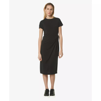 Women's Asymmetrical Side-Tie Midi Dress
