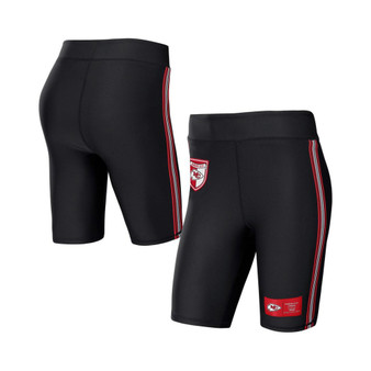 Women's Black Kansas City Chiefs Biker Shorts