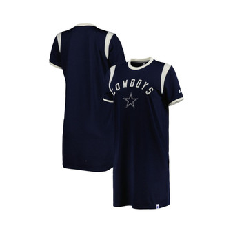 Women's Navy, White Dallas Cowboys Playoff Sneaker Dress