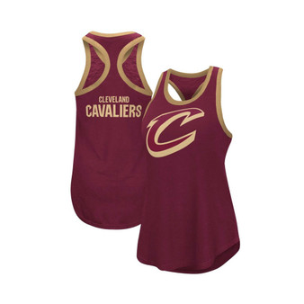 Women's Wine Cleveland Cavaliers Showdown Scoop-Neck Racerback Tank Top