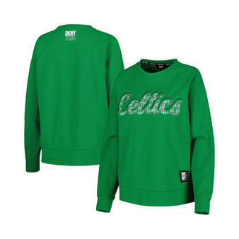 Women's Kelly Green Boston Celtics Regina Raglan Pullover Sweatshirt