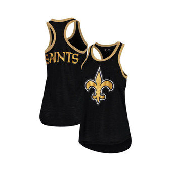 Women's Black New Orleans Saints Tater Tank Top