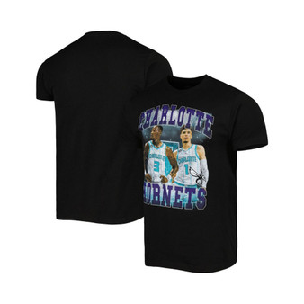 Men's and Women's LaMelo Ball & Terry Rozier Black Charlotte Hornets Player Duo T-shirt