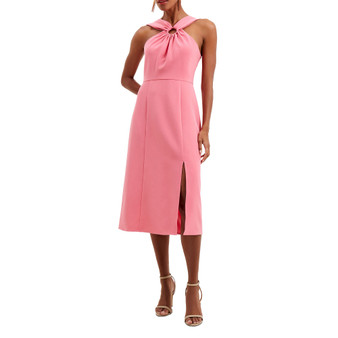 Women's Echo Crepe Ring Midi Dress